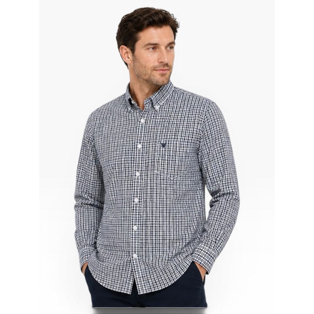 James Pringle Check Plaid Button Down Shirt Men’s XL 0838